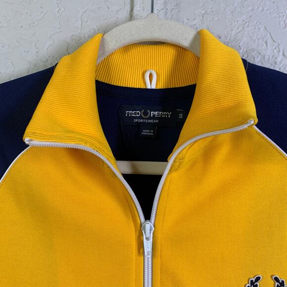FRED PERRY SPORTSWEAR Track Jacket Training Tennis Golf Full Zip Athletic NWOT - Picture 6 of 14